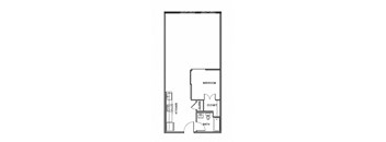 floor plan photo of the commons & the landing at southgate in minot, nd