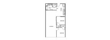 a floor plan of a small house
