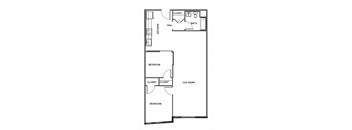 a floor plan of a small house