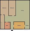 2 Bed 1.5 Bath B1