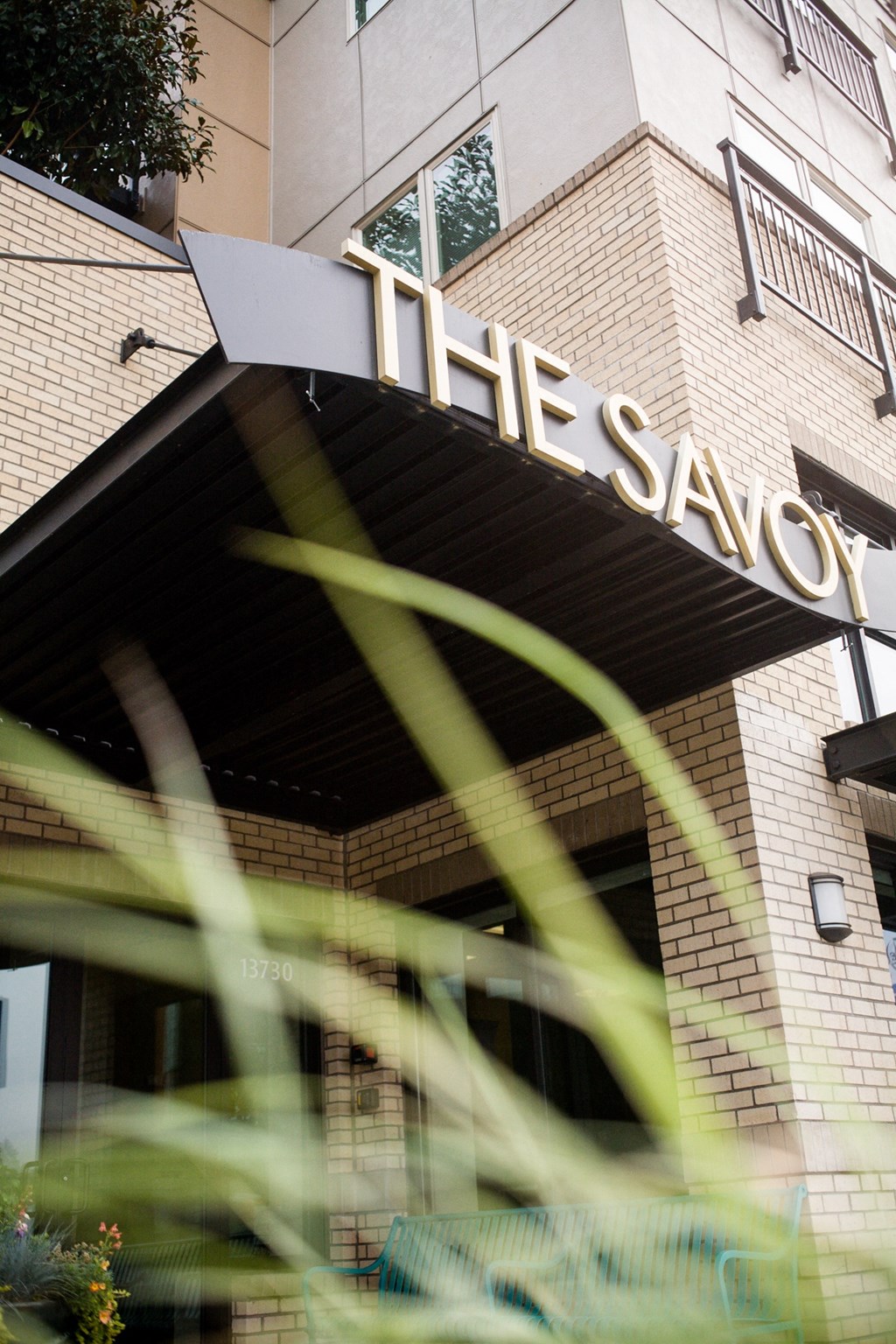 a view of the savoy hotel from the front of the building