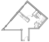 1 Bed 1 Bath A4