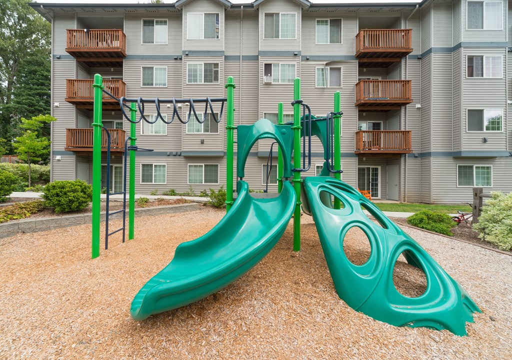 our apartments showcase a playground