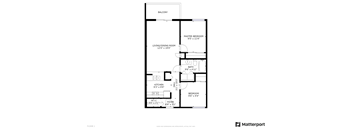 2 Bed, 1 Bath B35