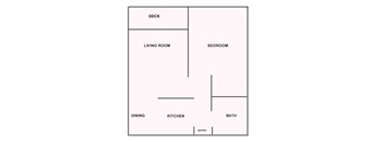 A floor plan of a house with labeled rooms.
