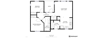 2 Bed, 1 Bath B60 - Commons I