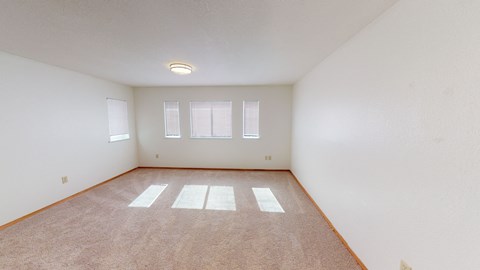 the living room is clean and ready for us to use
