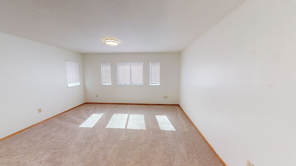 the living room is clean and ready for us to use