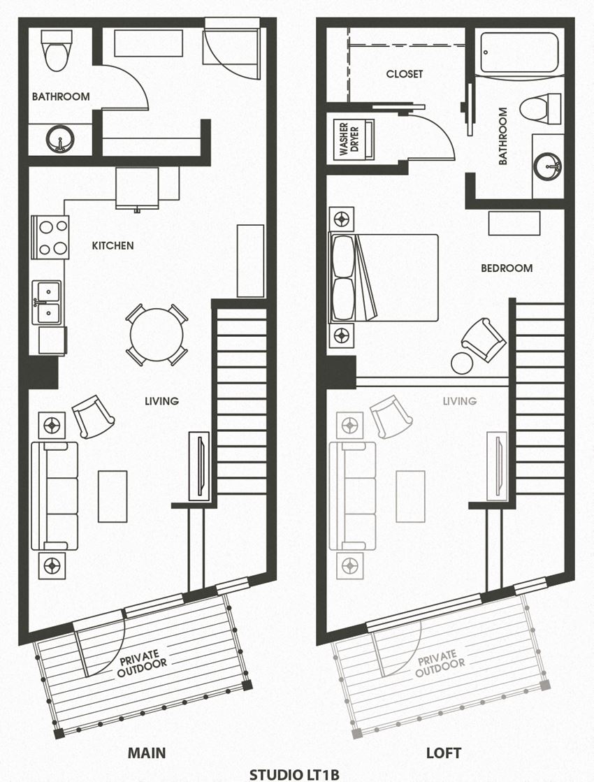 1 Bed 1 Bath L2