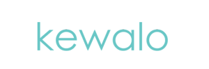 The image features the word "kewalo" in a light blue font.