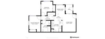 2 Bed, 1 Bath B50 - Townhomes I