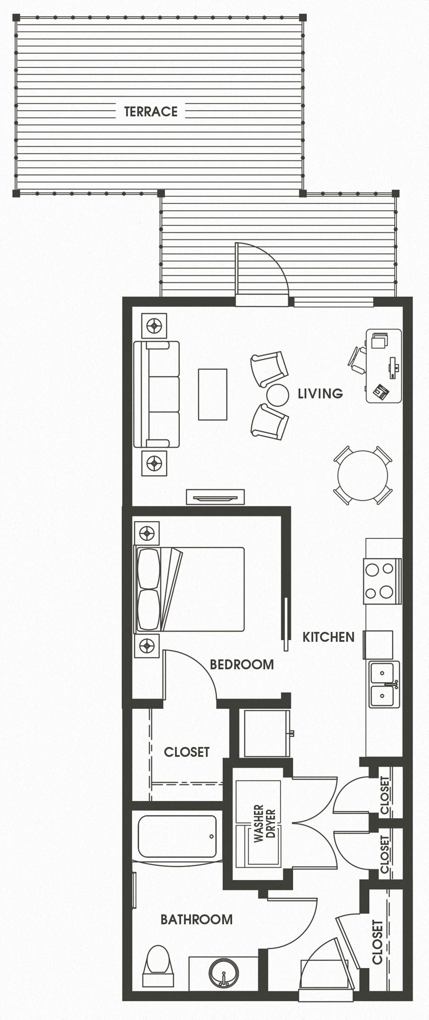 Open 1 Bed 1 Bath O2