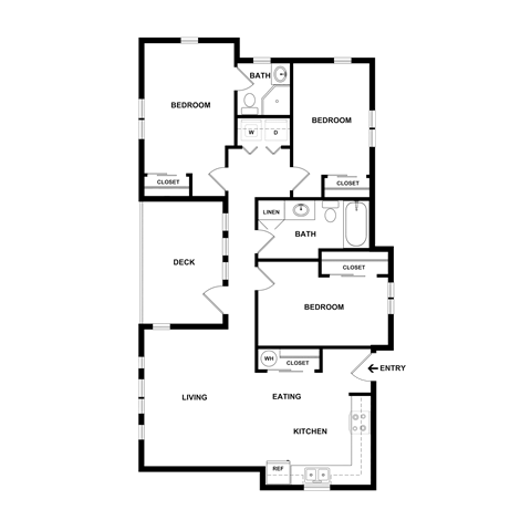 216 Prince Avenue 2-3 Beds Apartment, Affordable for Rent - Photo Gallery 12