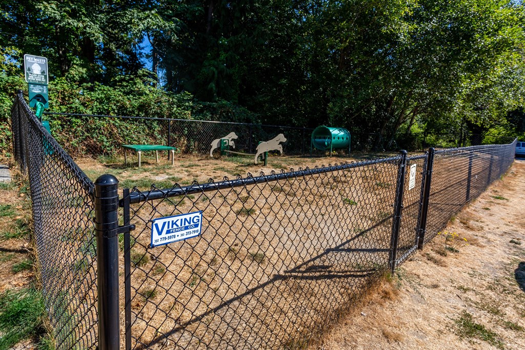 three horses running in a fenced in area behind a fence