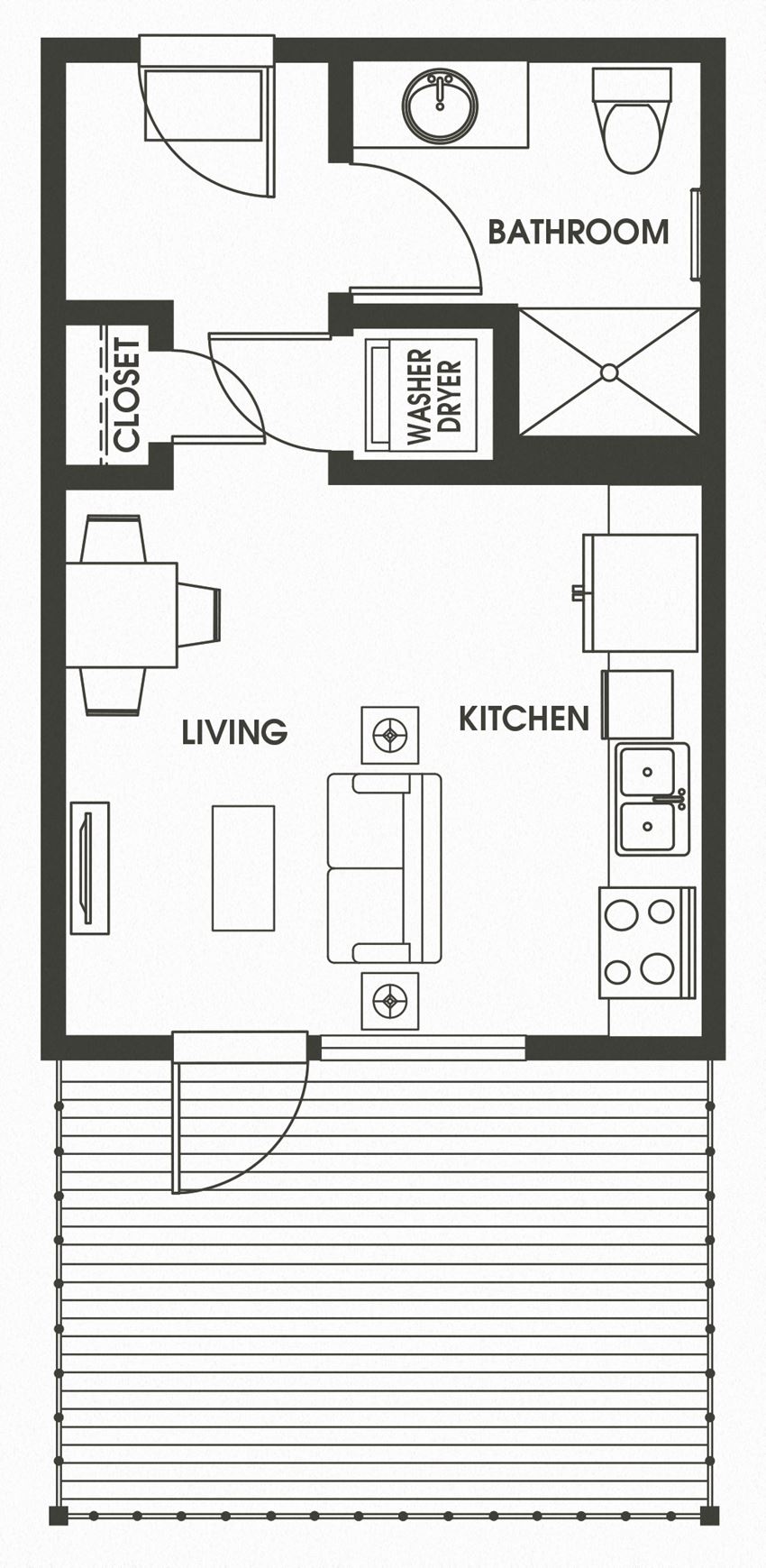 Studio 1 Bath S1