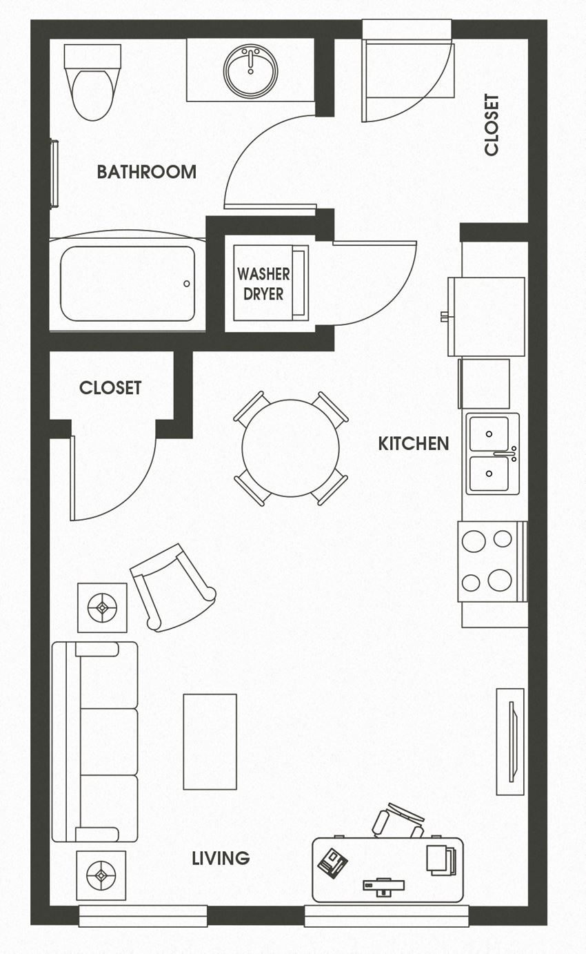 Studio 1 Bath S6