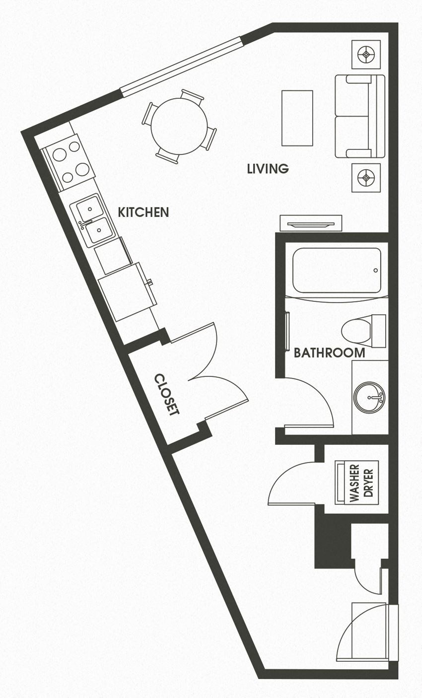 Studio 1 Bath S8