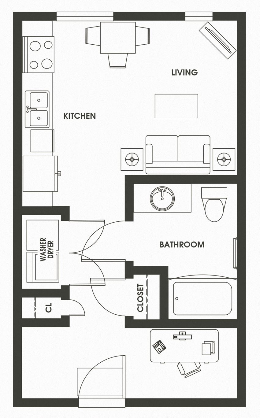 Studio 1 Bath S9