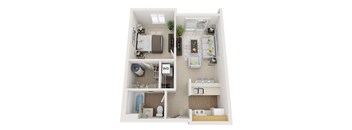 1 Bed 1 Bath  Capri
