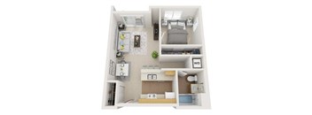 1 Bed 1 Bath  Milan