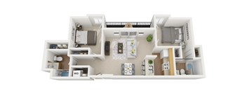 2 Bed 2 Bath Tuscany