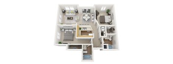2 Bed 2 Bath  Verona