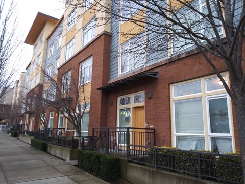 the building where the apartment is located
