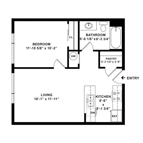 1511 N. State Street 1-3 Beds Apartment, Affordable for Rent - Photo Gallery 14