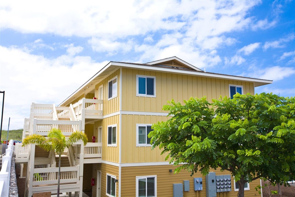 the building where the apartment is located