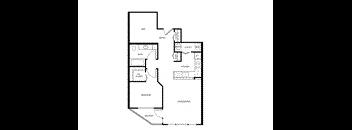 1 Bedroom, 1 Bath Den A7