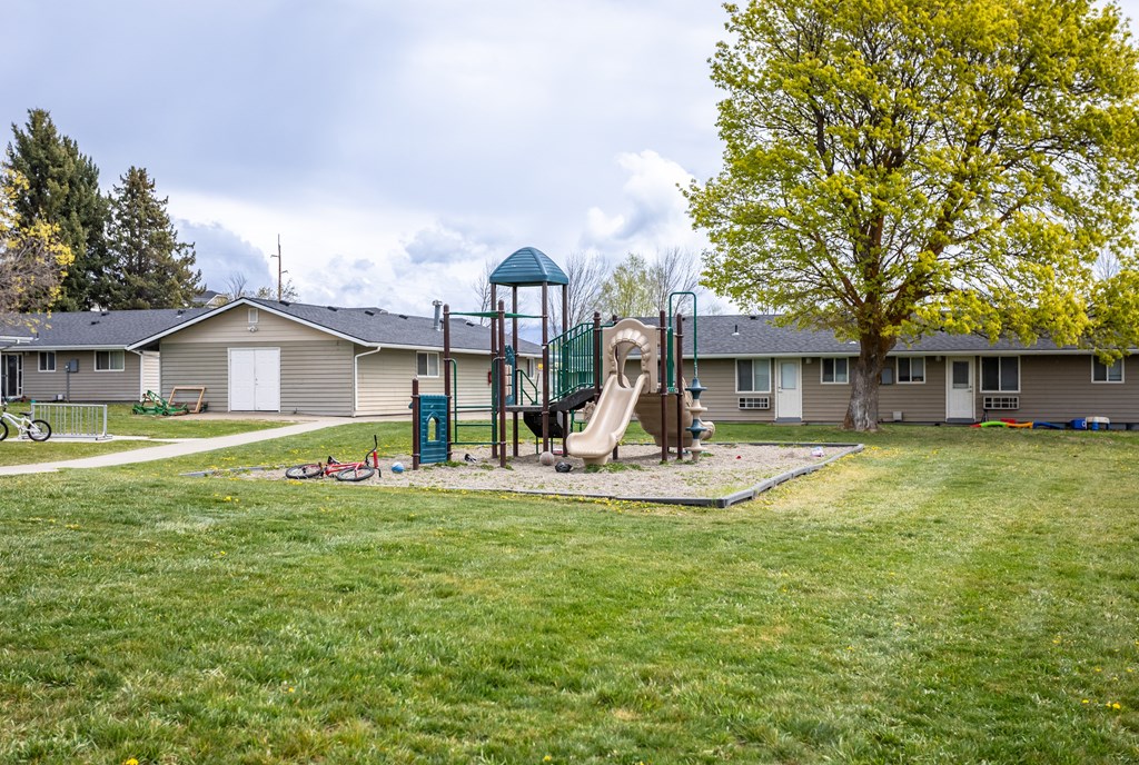 our apartments have a playground for your kids to play