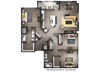 3 Bed, 2 Bath C2