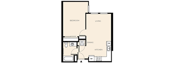 1 Bed 1 Bath (A10)