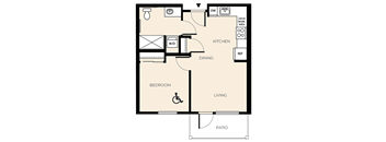 1 Bed 1 Bath (A11A)