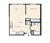 1 Bed 1 Bath (A2)