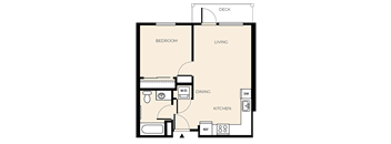 1 Bed 1 Bath (A4)