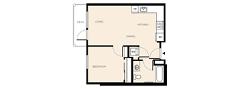 1 Bed 1 Bath (A7)