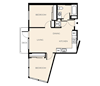 2 Bed 1 Bath (B11)