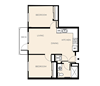 2 Bed 1 Bath (B12)