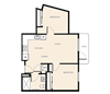 2 Bed 1 Bath (B13)