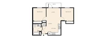 2 Bed 1 Bath (B14)