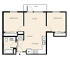 2 Bed 1 Bath (B14)