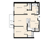 2 Bed 1 Bath (B6)