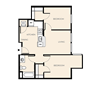 2 Bed 1 Bath (B7)