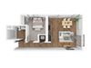 1 Bed, 1 Bath A1