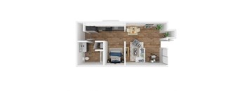 Open 1 Bed, 1 Bath O2