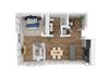Open 1 Bed, 1 Bath O3