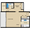 Studio, 1 Bath S1