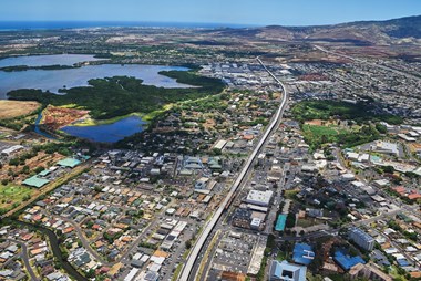 a city from the air