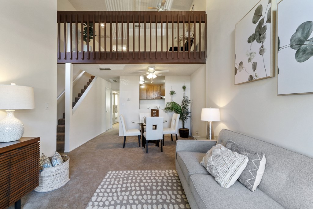 View of an apartment interior at Sundance.